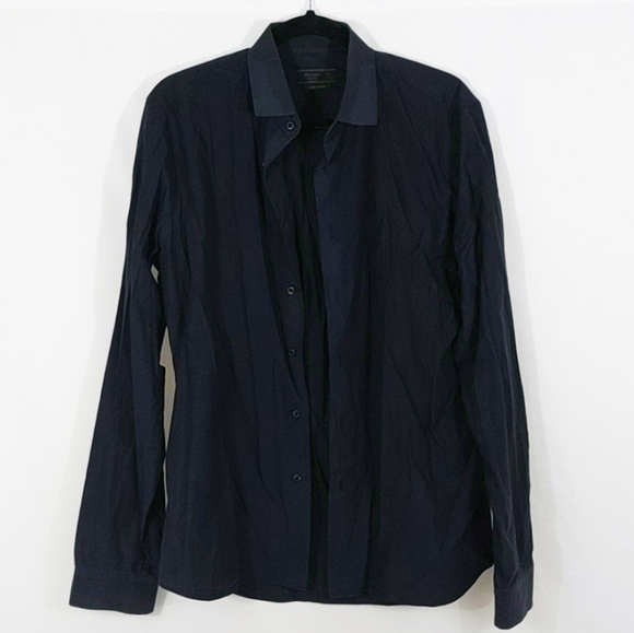 Prada Other - Prada Milano Men's Black Micro Plaid Dress Shirt